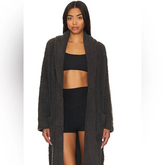 Barefoot Dreams black Cozychic Robe - Picture 1 of 5